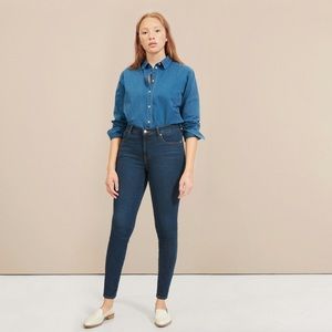 Everlane Authentic Stretch Mid-Rise Skinny Jeans
